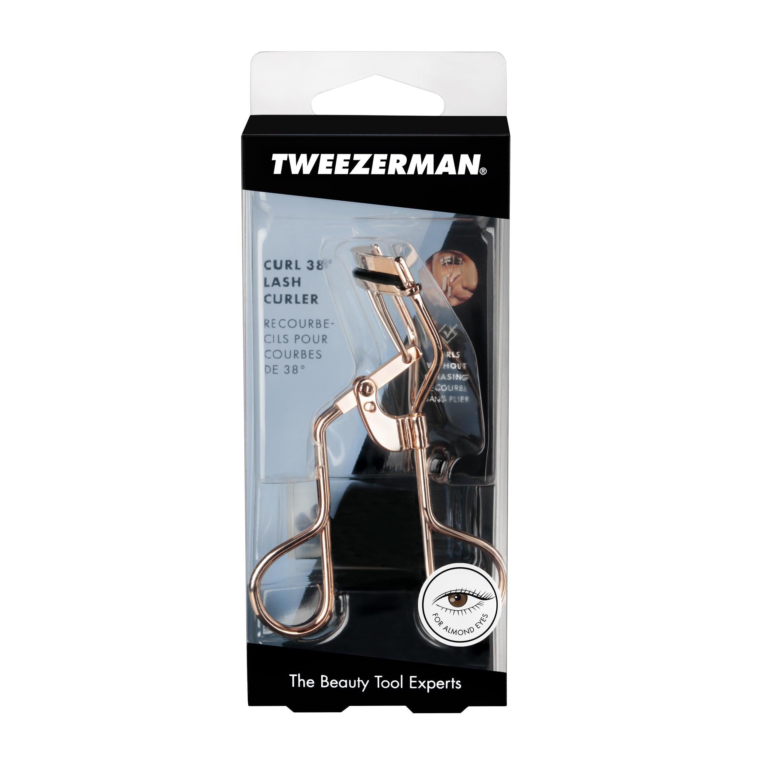 Tweezerman Curl 38 suitable for beginners through experts