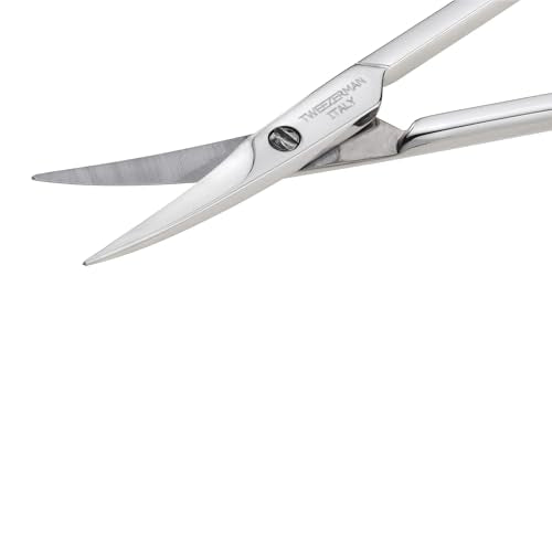 Tweezerman Cuticle Scissors featuring ergonomic handles for comfortable, controlled trimming.