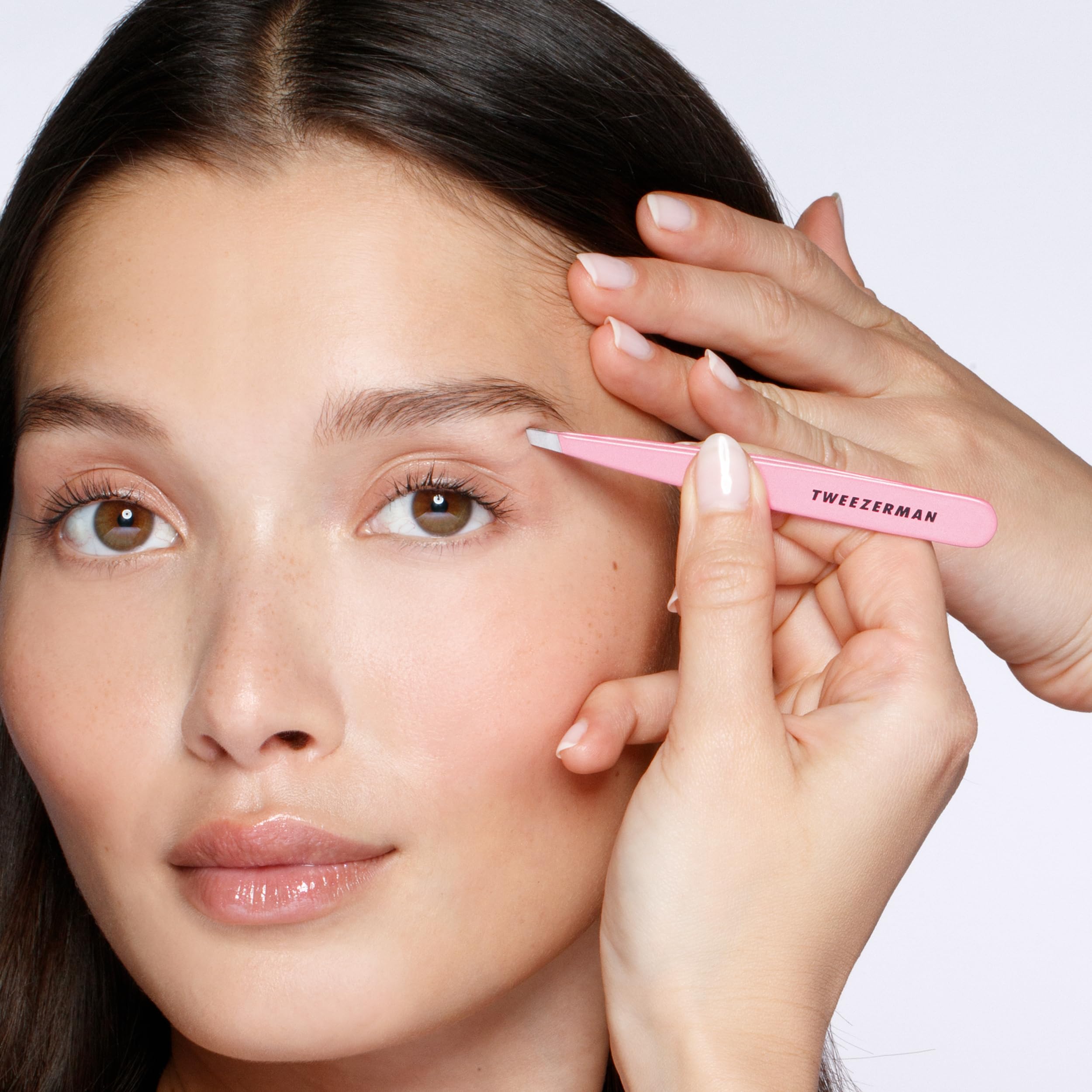 Tweezerman dusty rose tool helps prep pores for smoother removal