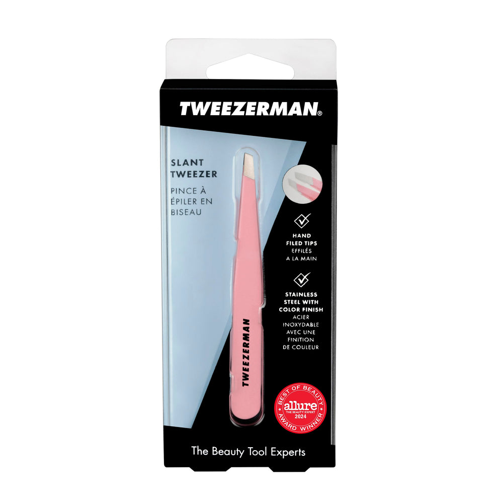 Tweezerman rust-resistant stainless steel construction for durable daily use