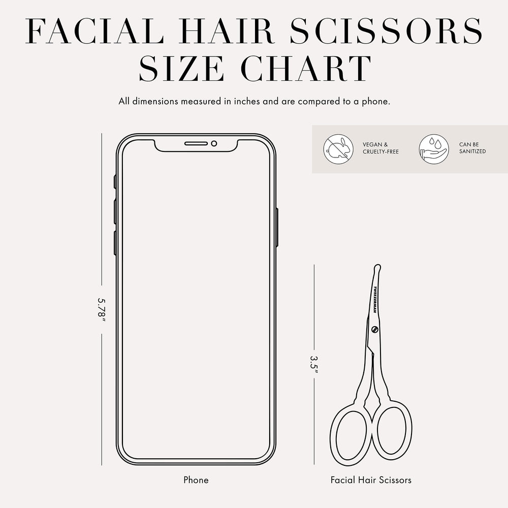 Tweezerman G.E.A.R. delivers precise grooming for a neat look.