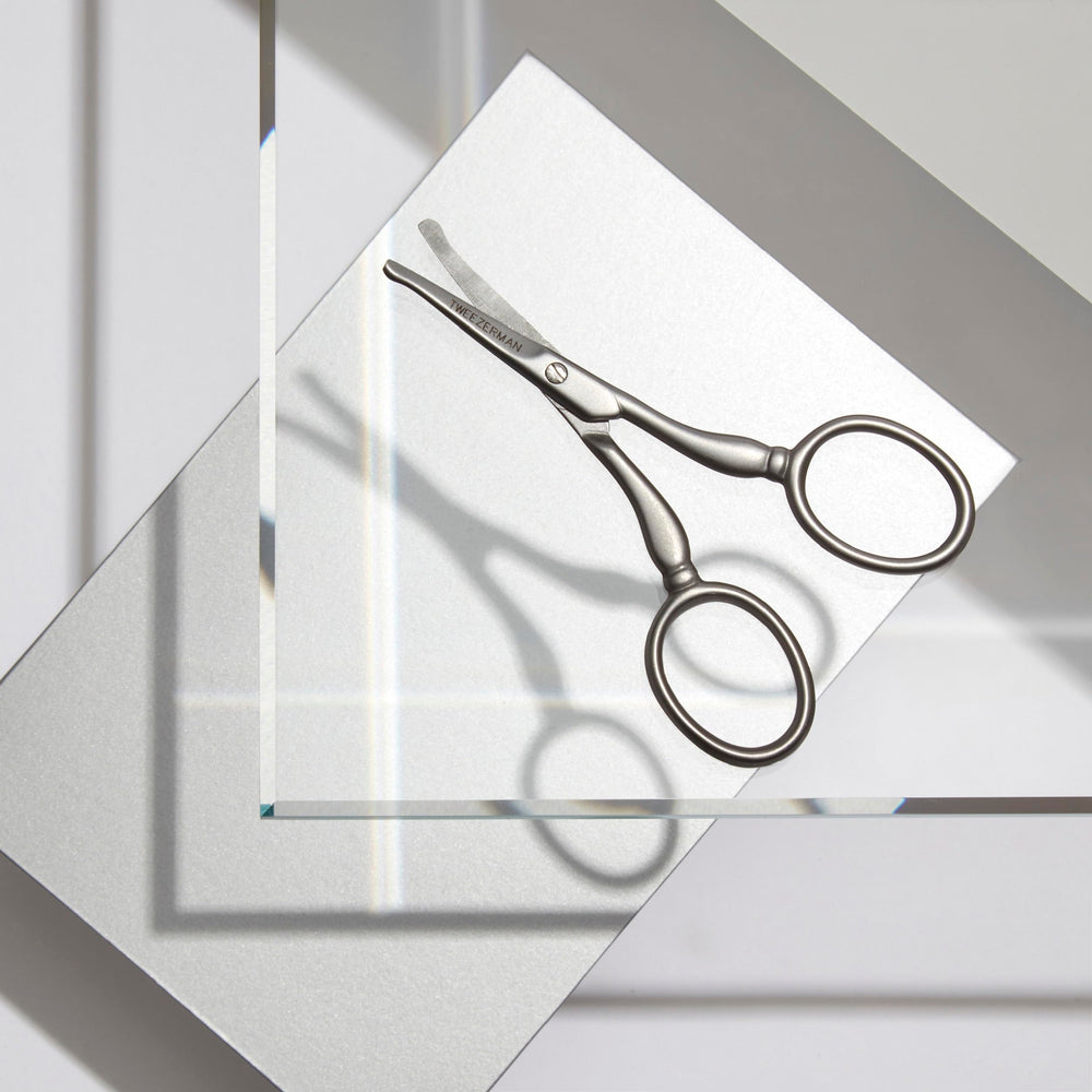 Ear hair grooming is safer thanks to the curved tip staying away from skin.