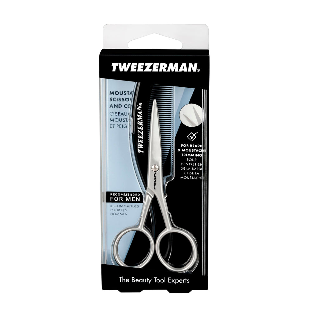 Tweezerman G.E.A.R. moustache packaging display ready for gifting