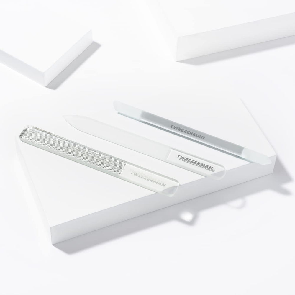 Tweezerman Glass Nailcare Set easy to clean and sustainable option