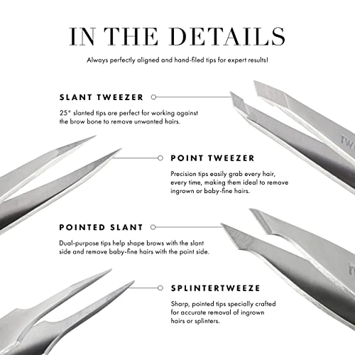 Aligned hand-filed tips ensure hair removal from the root