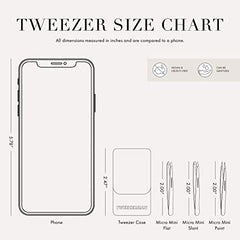 Tweezerman Hollygraphic micro mini point tips address fine hairs