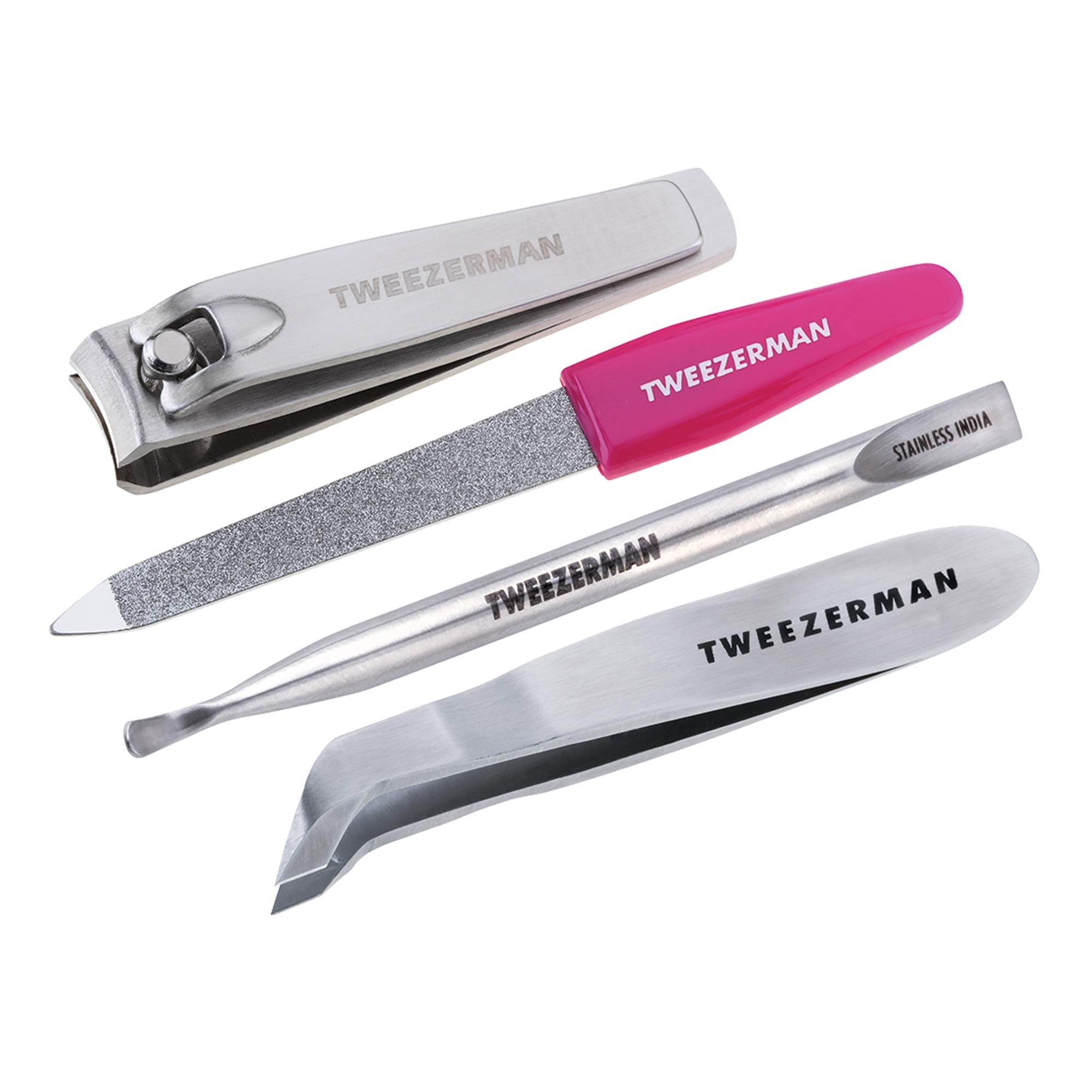 Tweezerman Mini Nail Rescue Kit pouch for on-the-go nail touch-ups.