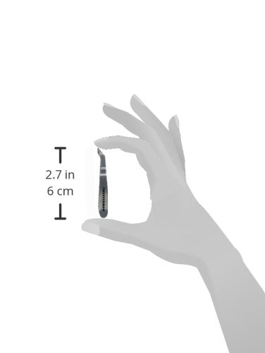 Tweezerman Mini Squeeze Cuticle Nipper angled blades delivering precise cuts.