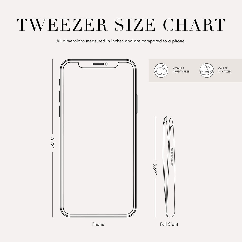 Moon Dust Tweezer aligned tips ensure smooth, comfortable grooming sessions.