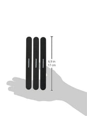 Tweezerman nail files pack on desk demonstrates professional quality for home use.