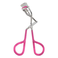 Tweezerman Neon Pink Comfort Grip Eyelash Curler hypoallergenic silicone pads for gentle curling