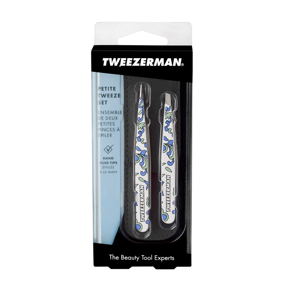 Tweezerman Paisley brow-removal tool enables careful hair removal with precision.