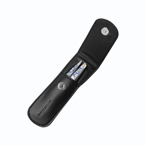 Paisley point tweezer for removing fine hairs with accuracy.