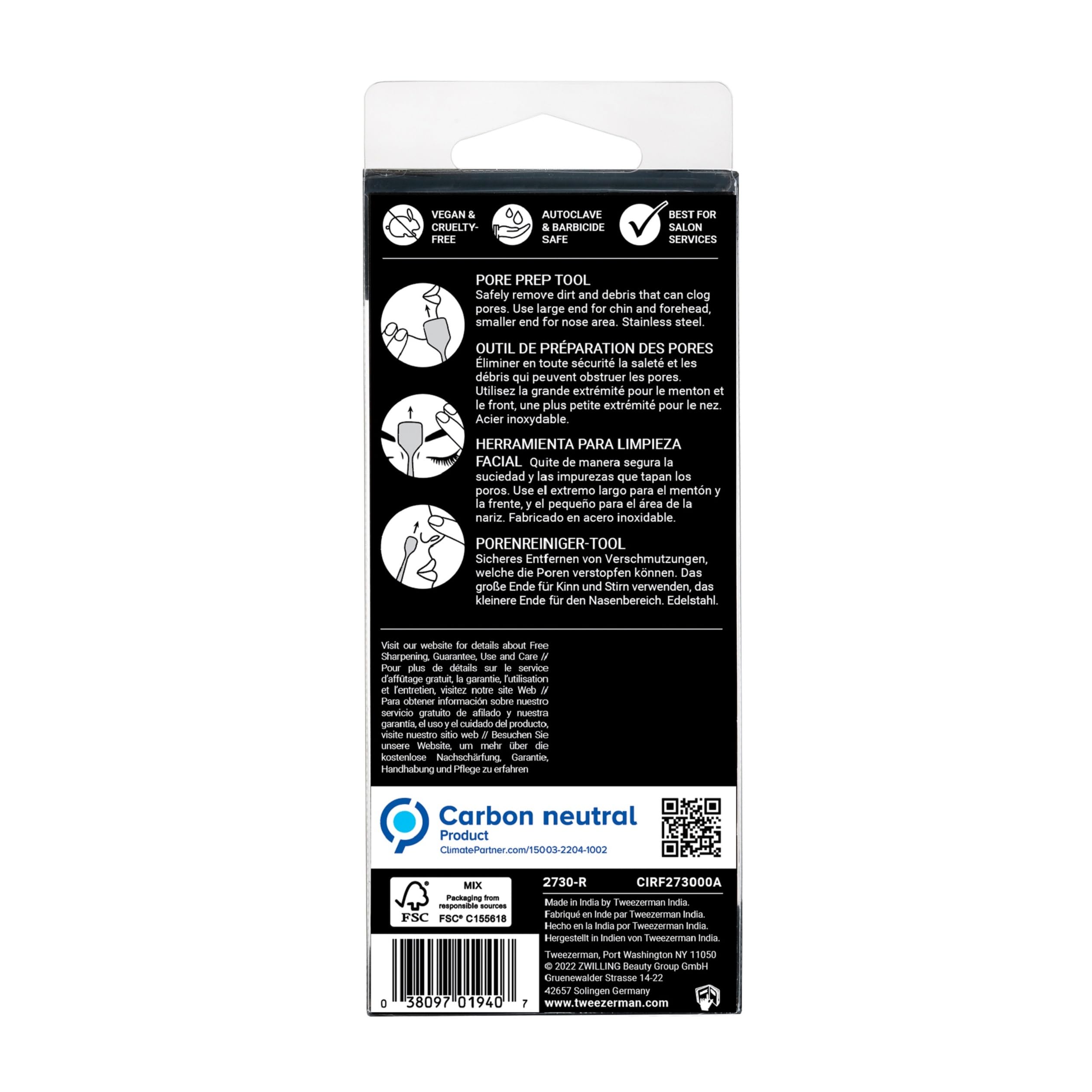 Using Tweezerman Pore Prep Tool may help skincare products absorb better.