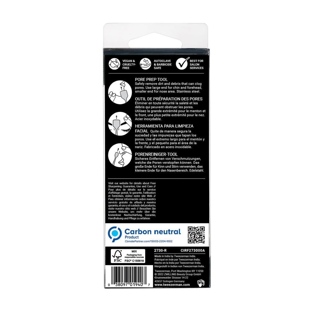 Using Tweezerman Pore Prep Tool may help skincare products absorb better.