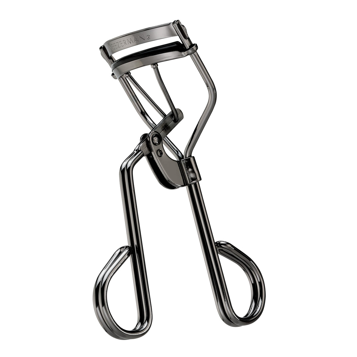 Tweezerman Pro Master Black Eyelash Curler designed for almond-shaped eyes for even curling