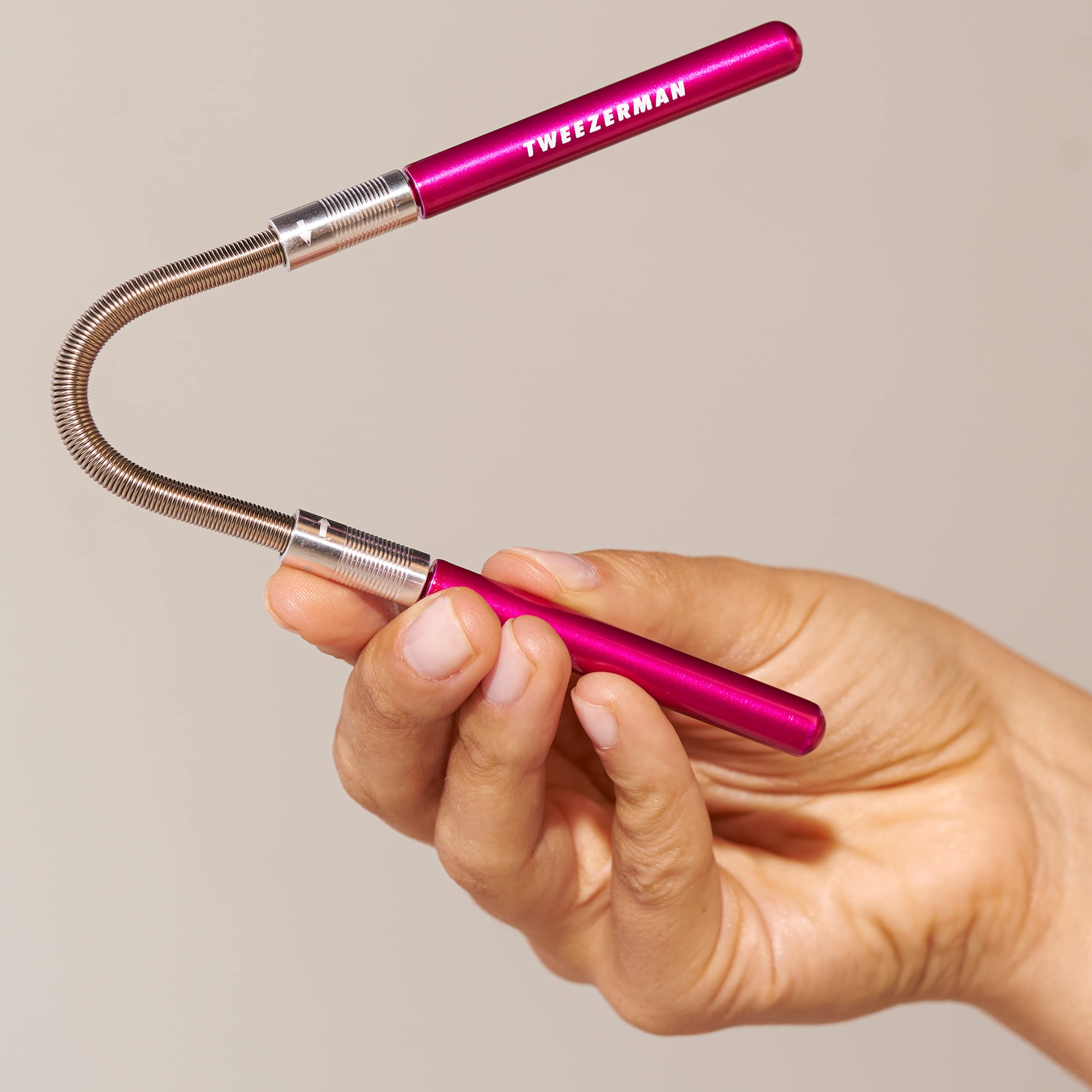 Tweezerman Smooth Finish used on the chin area for quick at-home removal.