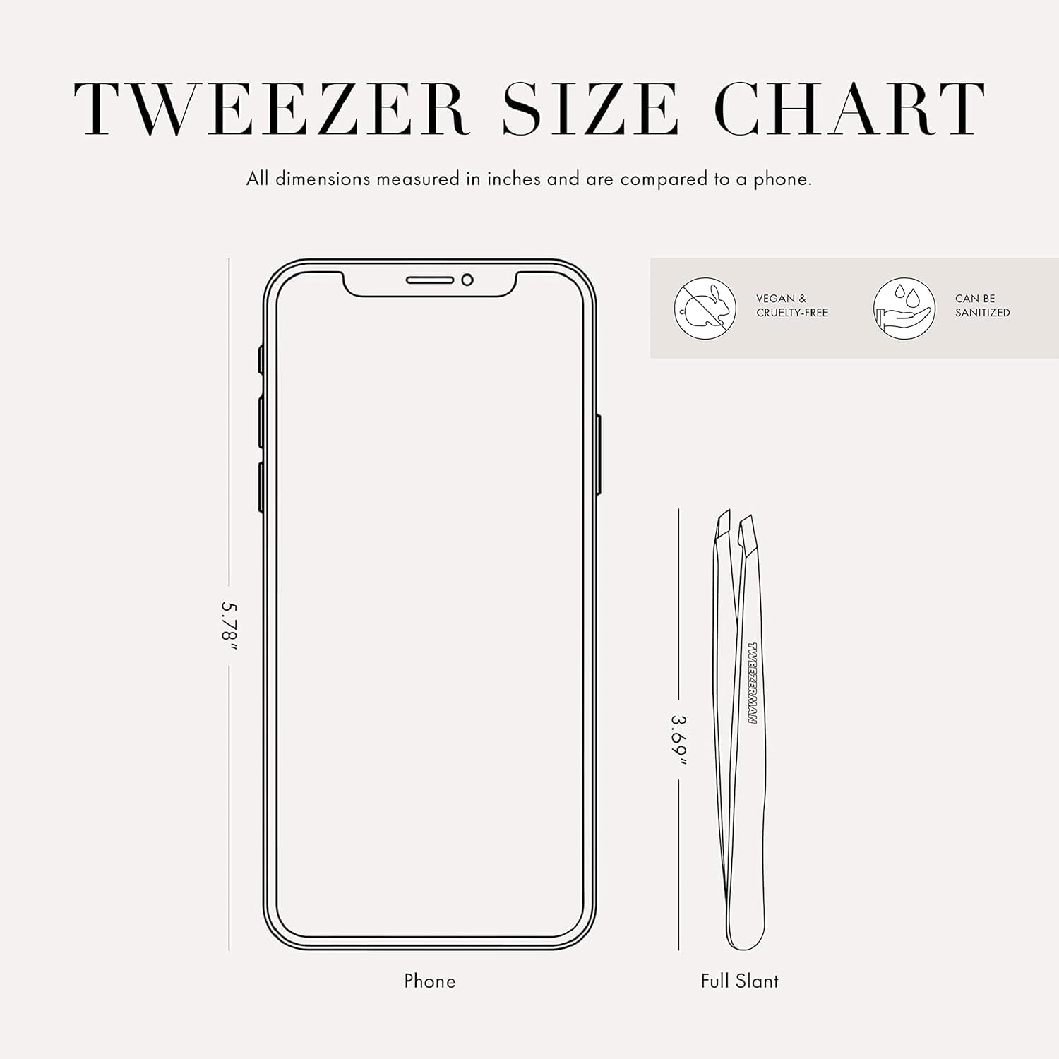 Tweezerman care tips wipe after use to maintain precision