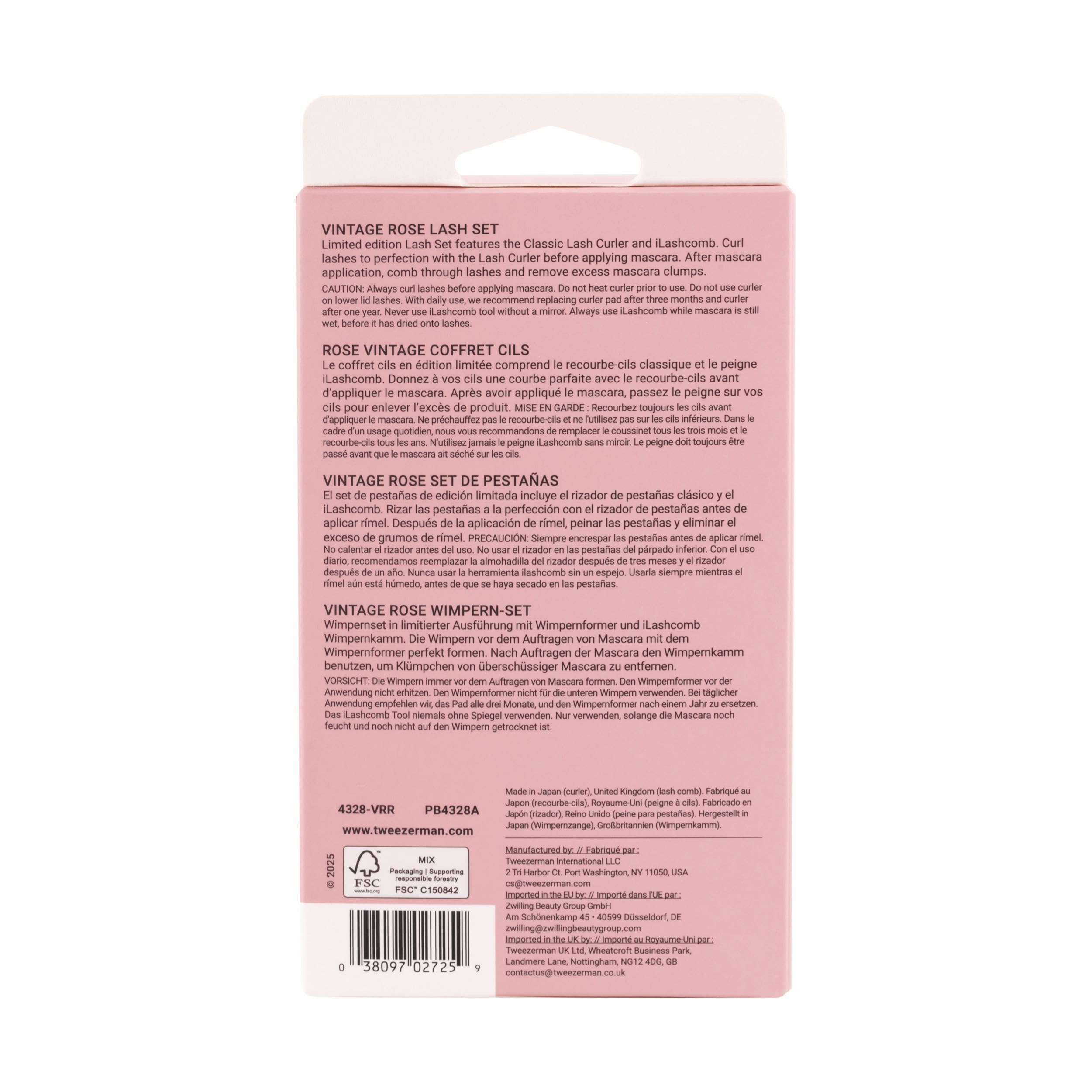 Replacement pads and care items ensure long-lasting Tweezerman lash tools