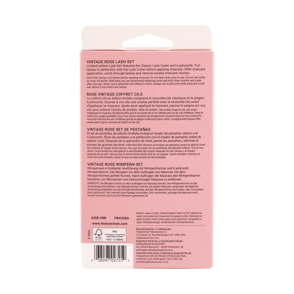 Replacement pads and care items ensure long-lasting Tweezerman lash tools