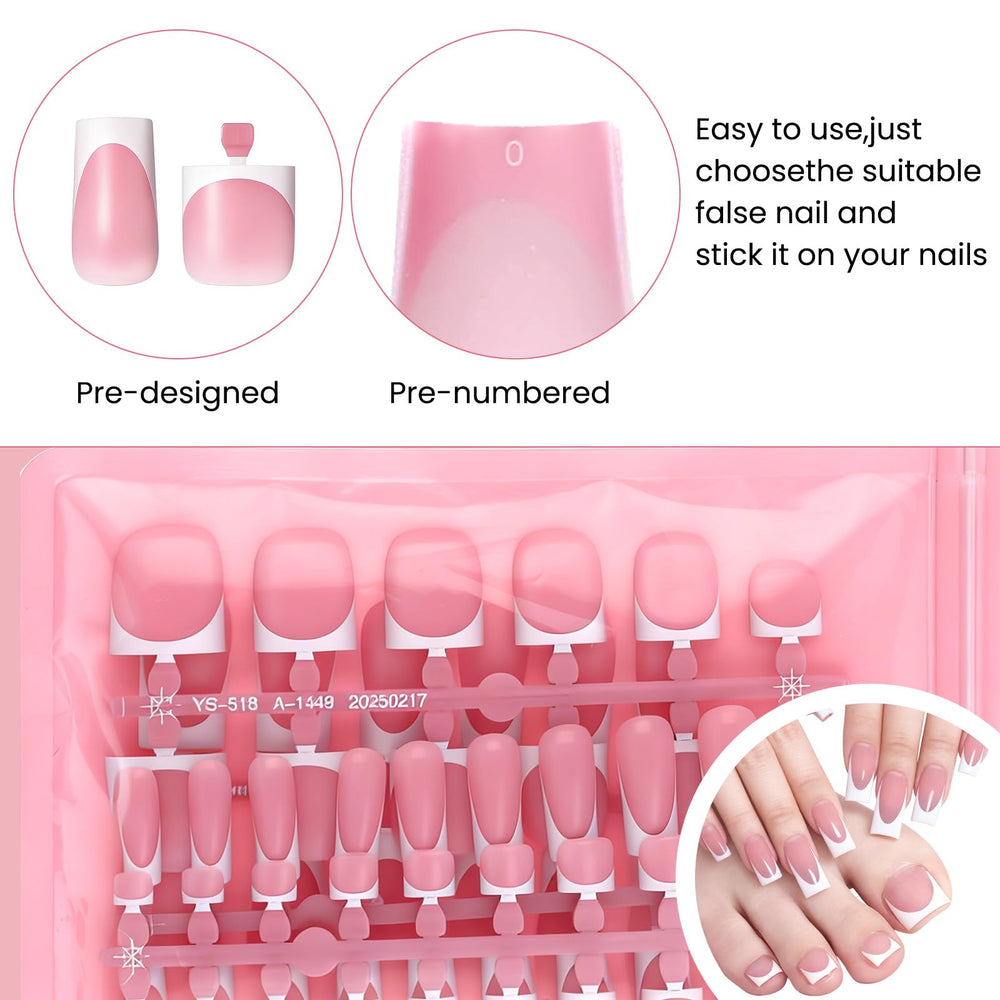 Kit Uñas Acrílico Mate de Tweruna para manicura rápida en casa.