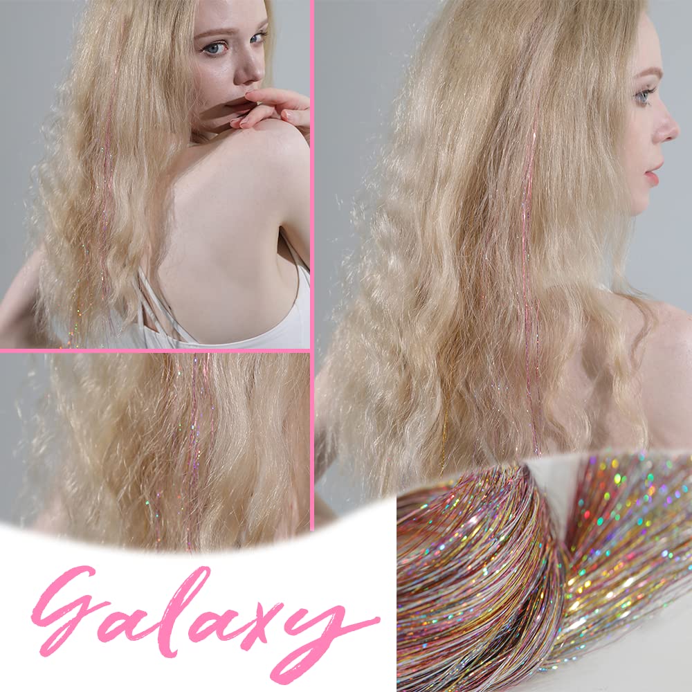 TWINKLE SPARKLE tiger's eye tinsel clip delivers bold accents with shine.