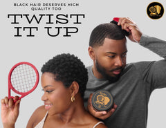 Durable plastic construction of Twist It Up Bond Black comb