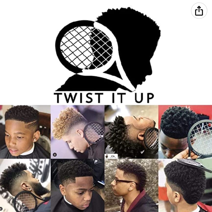 Premium packaging of Twist It Up Bond Black comb