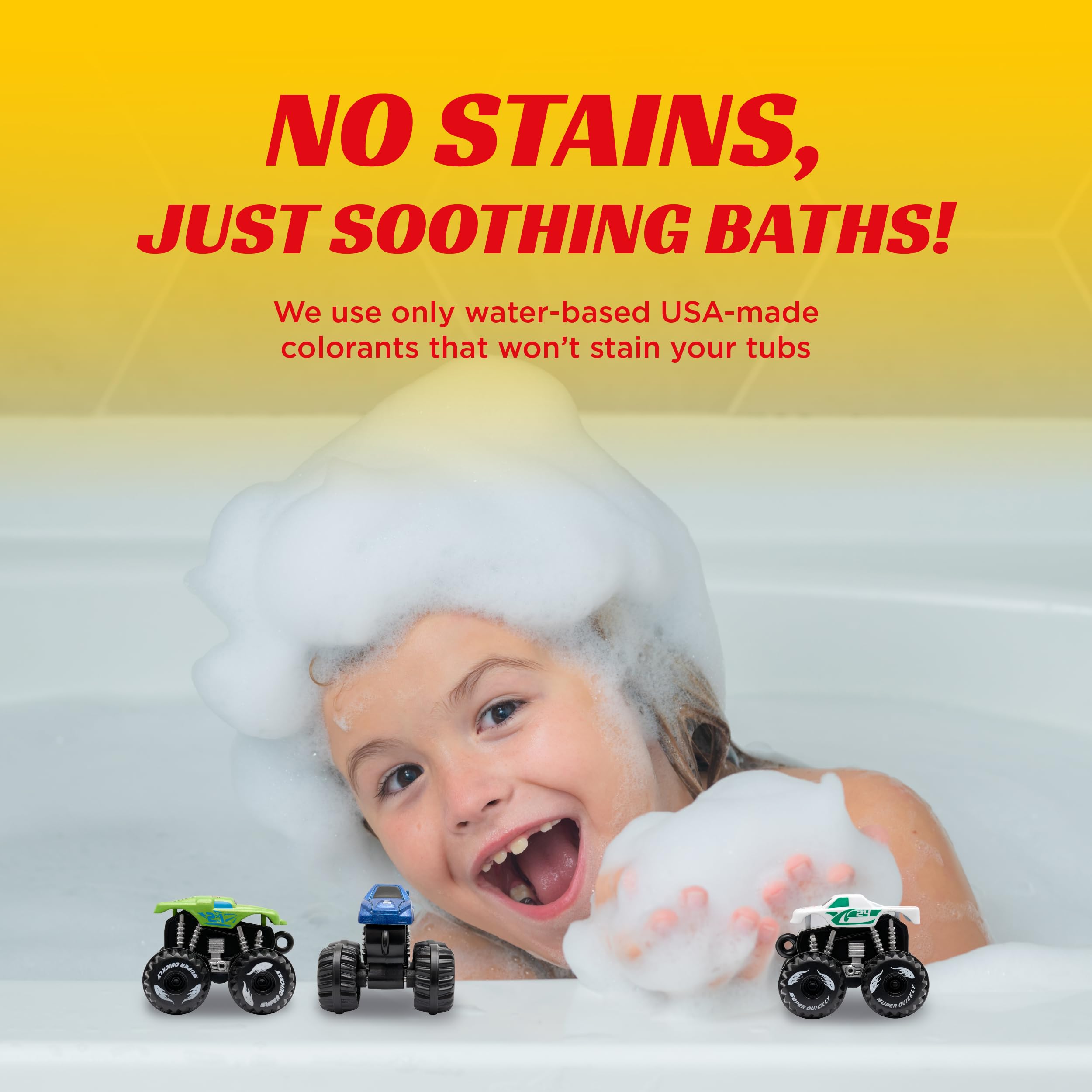 Two Sisters bath tub bubbles and scent create a playful soak.