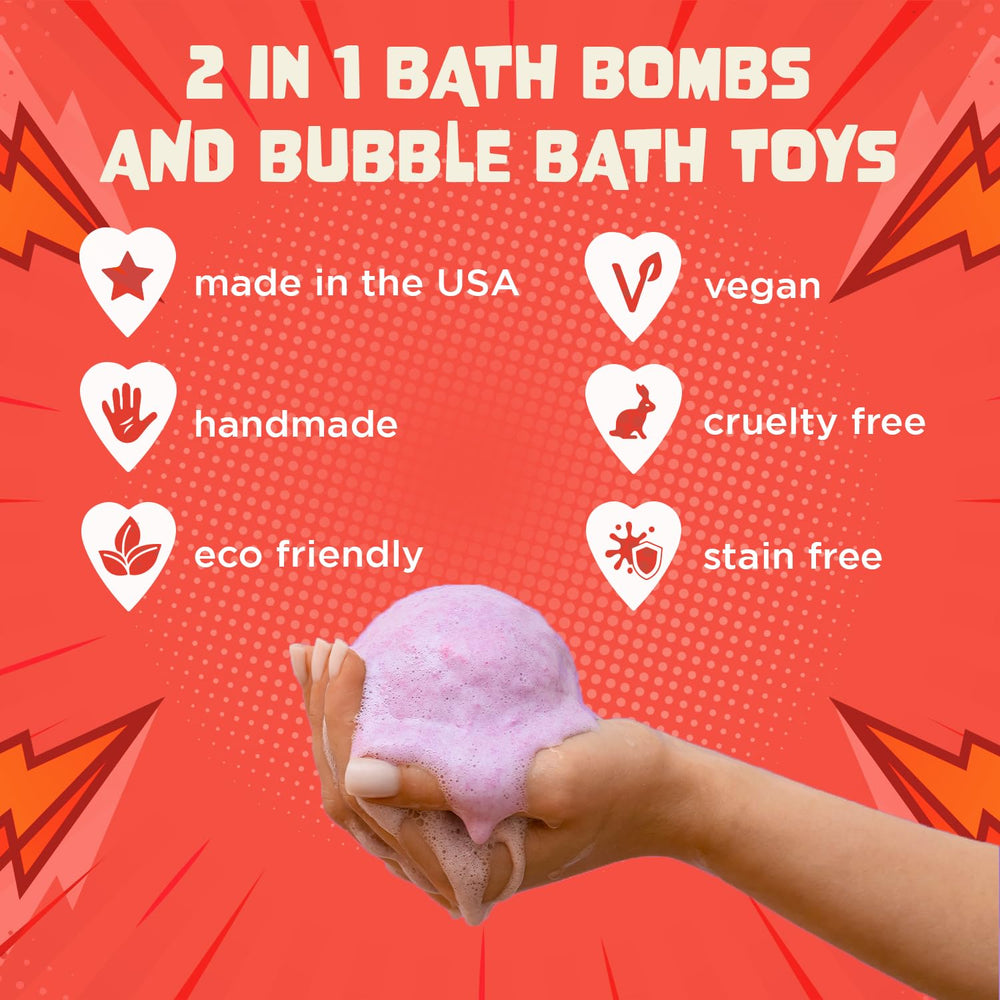 Two Sisters gift-ready bathtub bombs perfect for birthdays and Easter.
