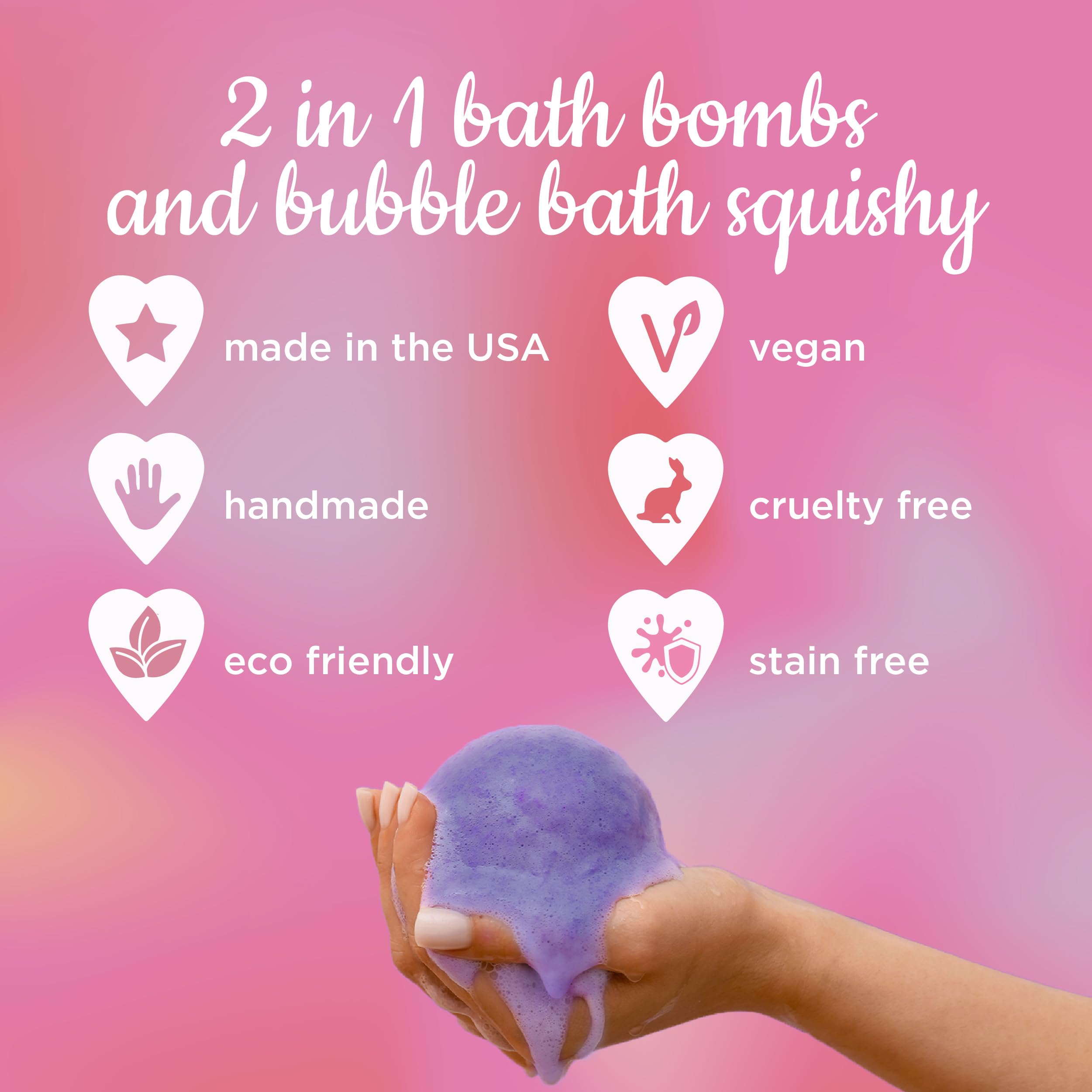 Two Sisters princess bath bomb reveals surprise toy inside