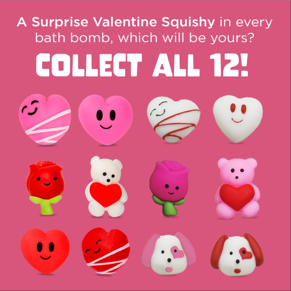 Two Sisters Valentines bath bombs create colorful bubbles for a joyful bath.