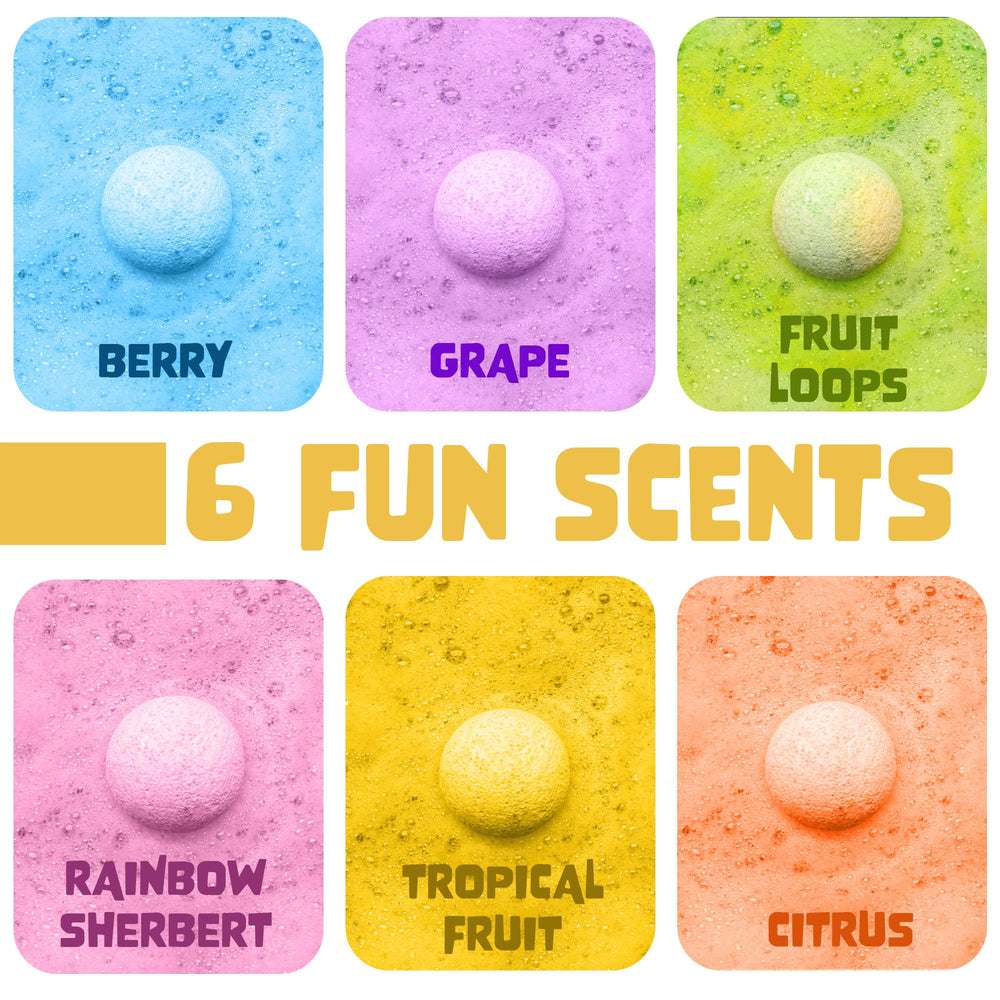 Two Sisters Valentines bath bombs reveal squishy toys as the fizz unfolds.