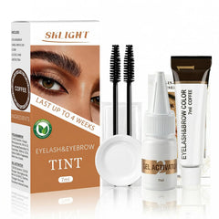 TYAYW kit de color para pestañas y cejas muestra empaque y detalle para uso diario
