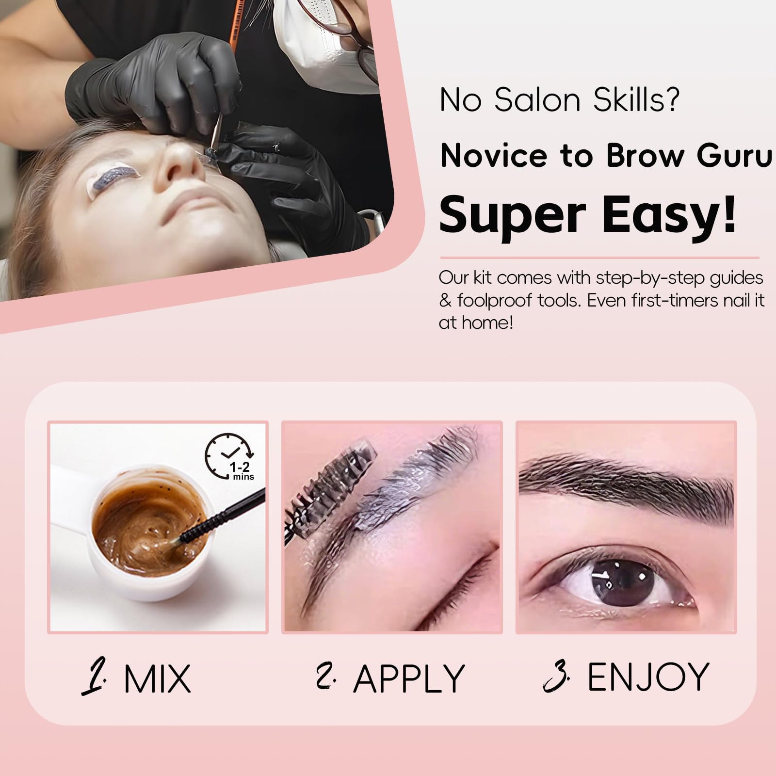 TYAYW tono-natural: acabado suave que se mezcla con el color natural de cejas.