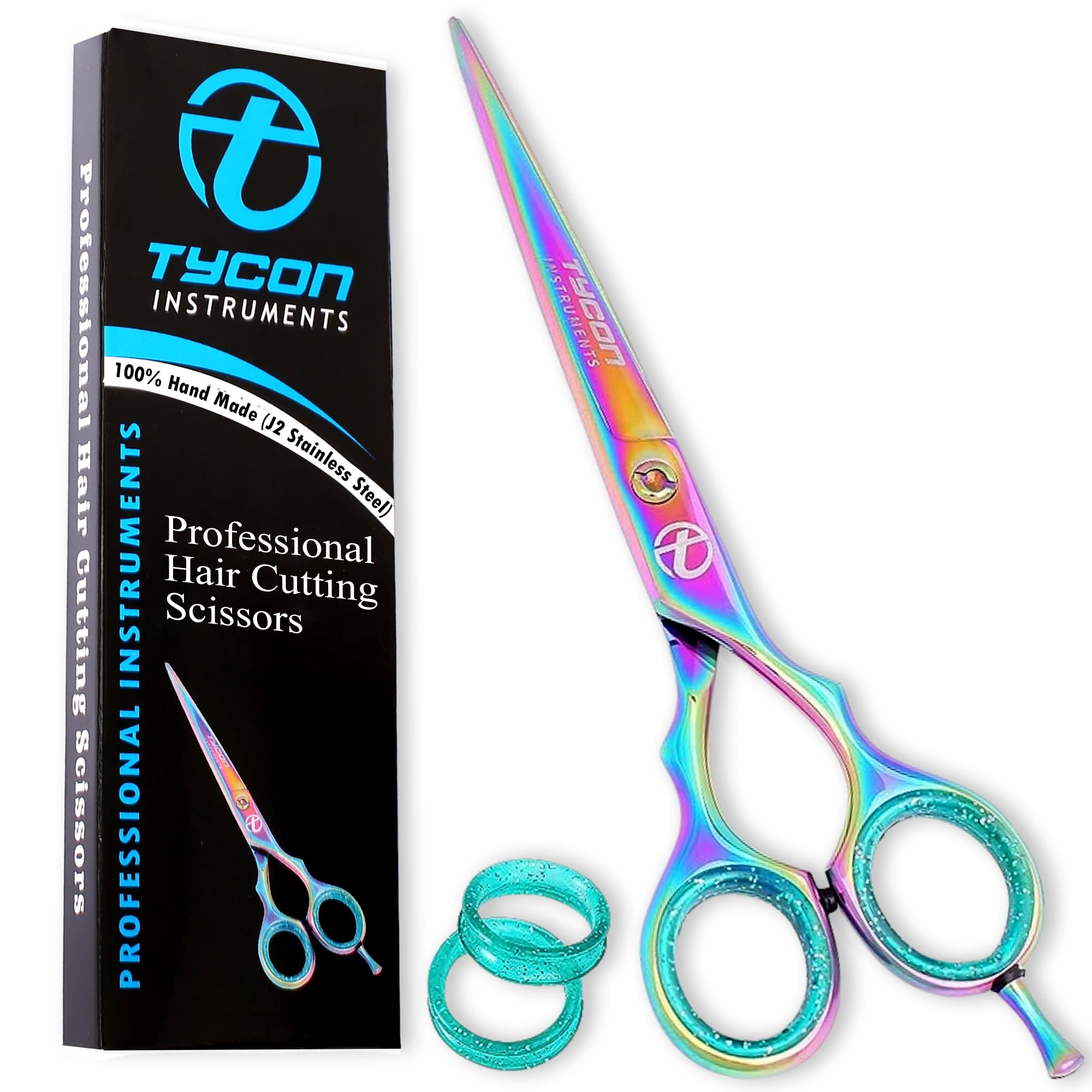 Tycon Instruments hair cutting scissors full-length view for professional salon use