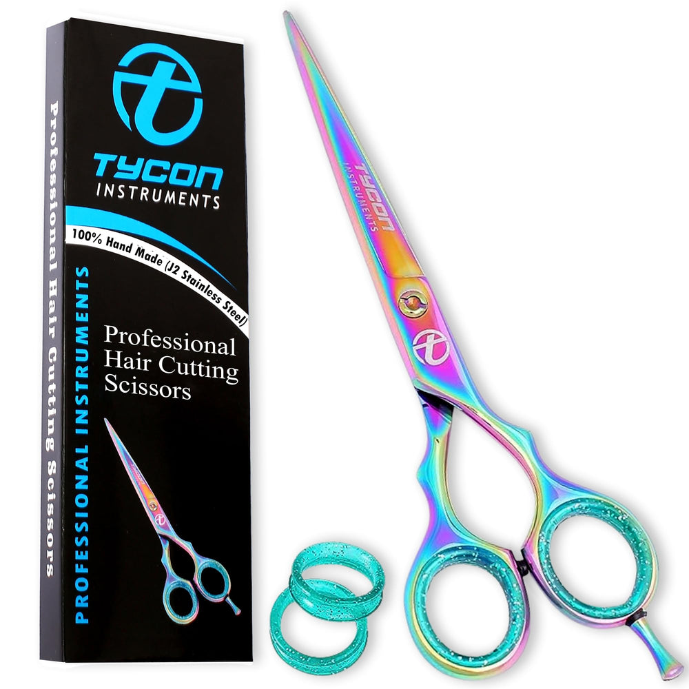 Tycon Instruments hair cutting scissors full-length view for professional salon use