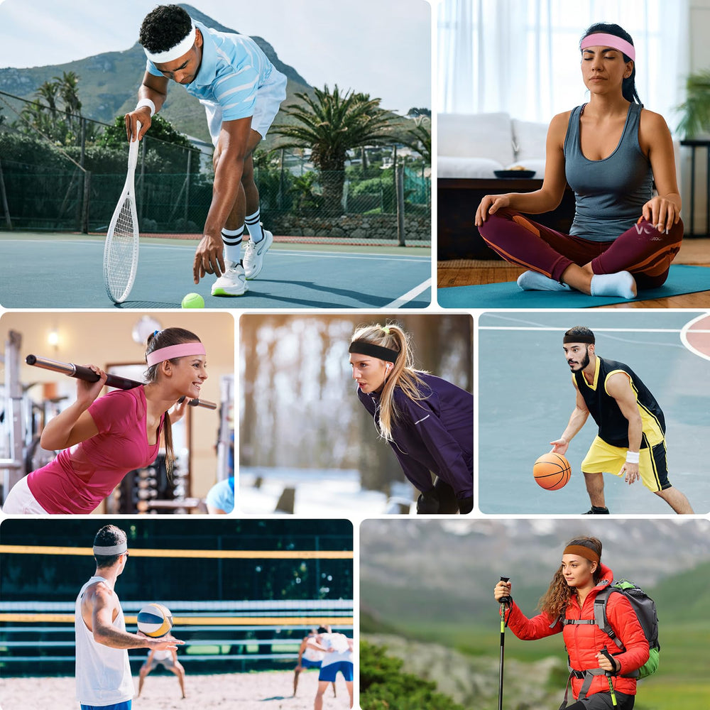 Tyfthui soft elastic comfort headband hugs gently without squeezing.