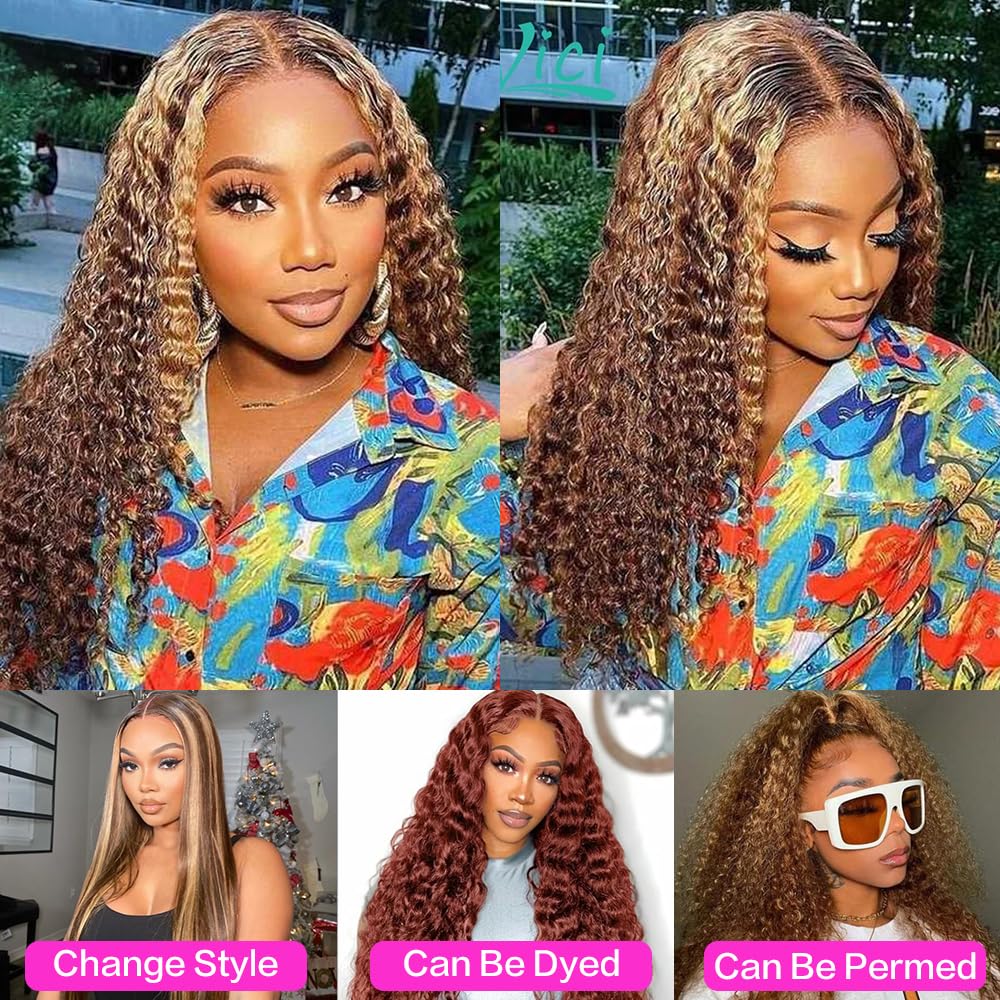Tylokra deep wave style ready for ponytail or bun updo looks.