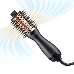 TYMO 2.0 blowout hot air brush for fast, salon-like styling.