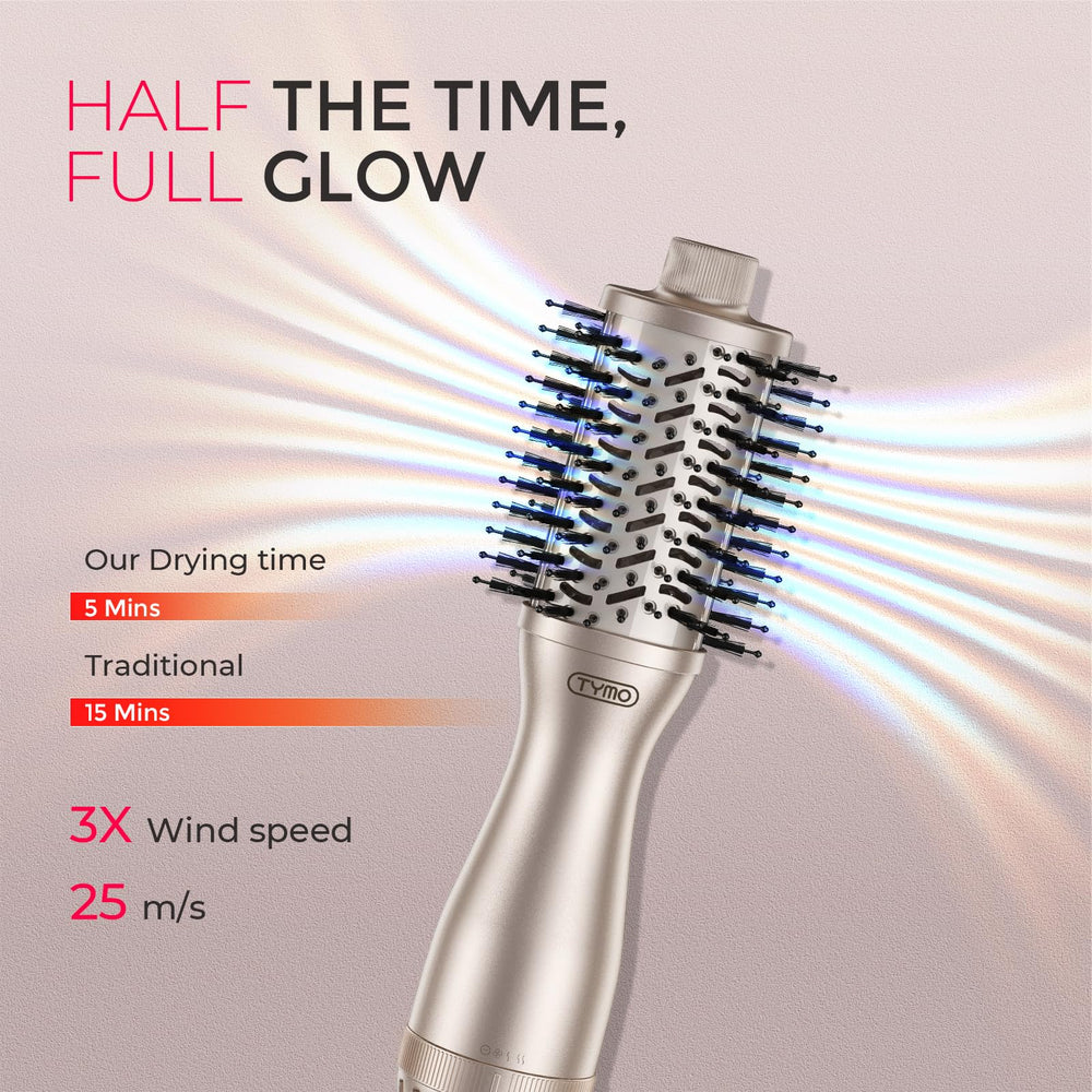 TYMO 2.0 bristle system lifts and smooths without pulling
