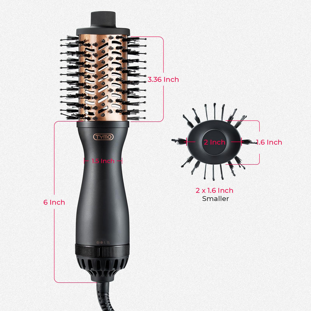 TYMO 2.0 even warmth smart heat delivers consistent styling heat.
