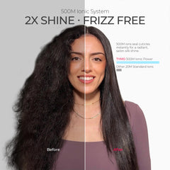 TYMO 2.0 flat iron 3d-floating-panels reduce snagging for smooth passes.