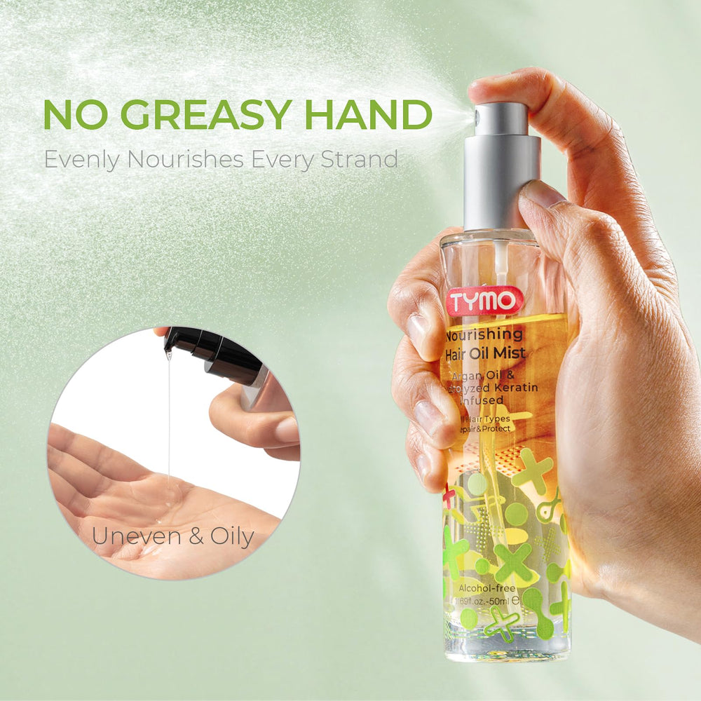 TYMO Argan Hair Oil Spray brillos naturales en el cabello