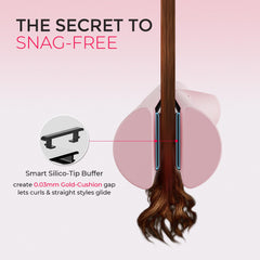 TYMO Airflow 2.0 with 54 million ions for shiny hair.