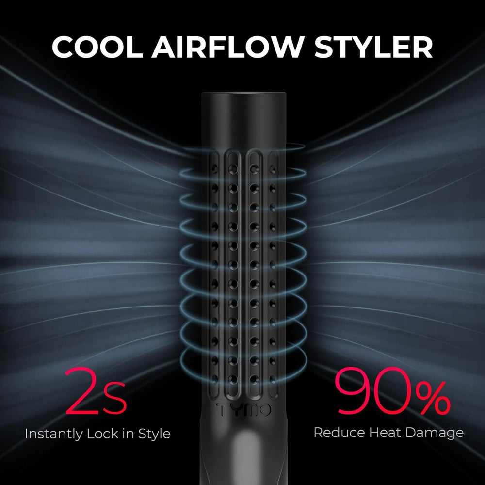 TYMO Airflow 3D floating plates glide for effortless curls or straight looks