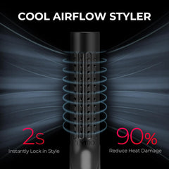 TYMO Airflow 3D floating plates glide for effortless curls or straight looks
