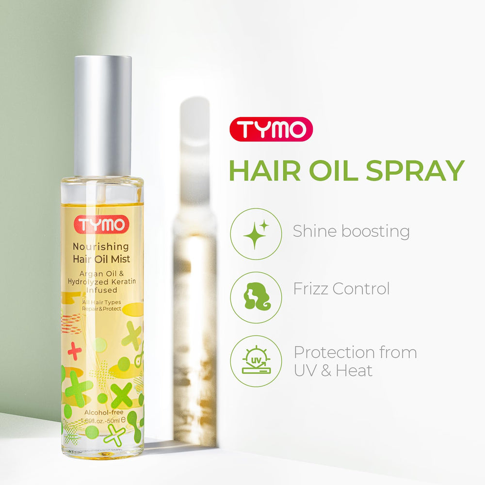 TYMO Argan Hair Oil Spray: pulverización precisa para aplicación sin grasa