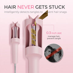 TYMO CurlPRO emits 500 million ions for smooth, shiny hair.