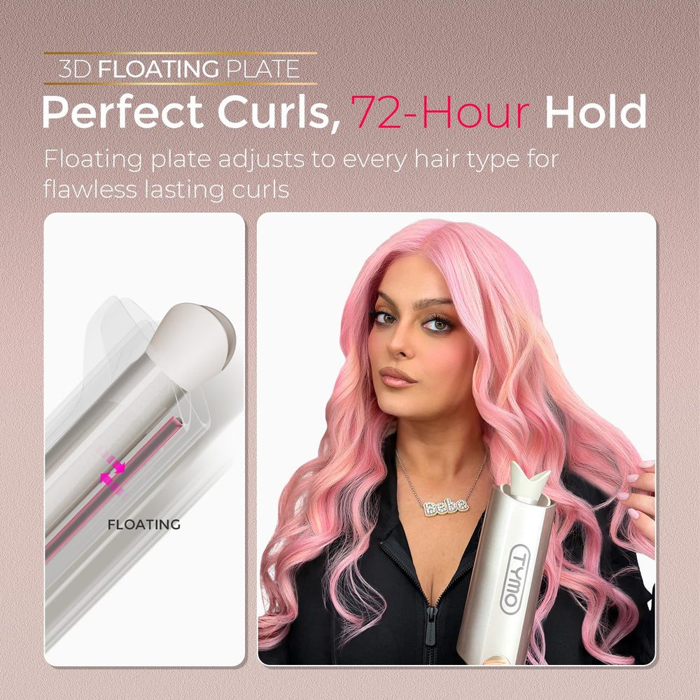 TYMO CurlPro Plus 360° anti-scald design keeps hands safe